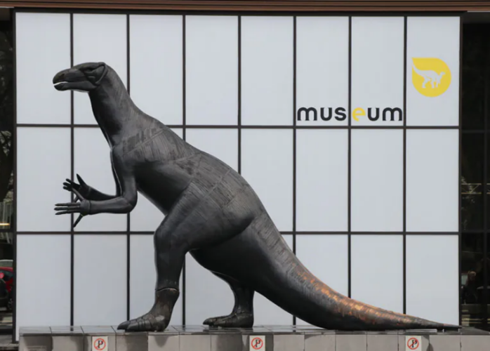 Ingang dino museum