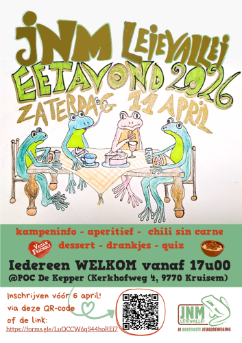 Eetavond flyer