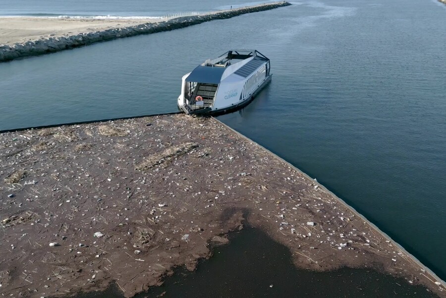 The Ocean Cleanup activiteit