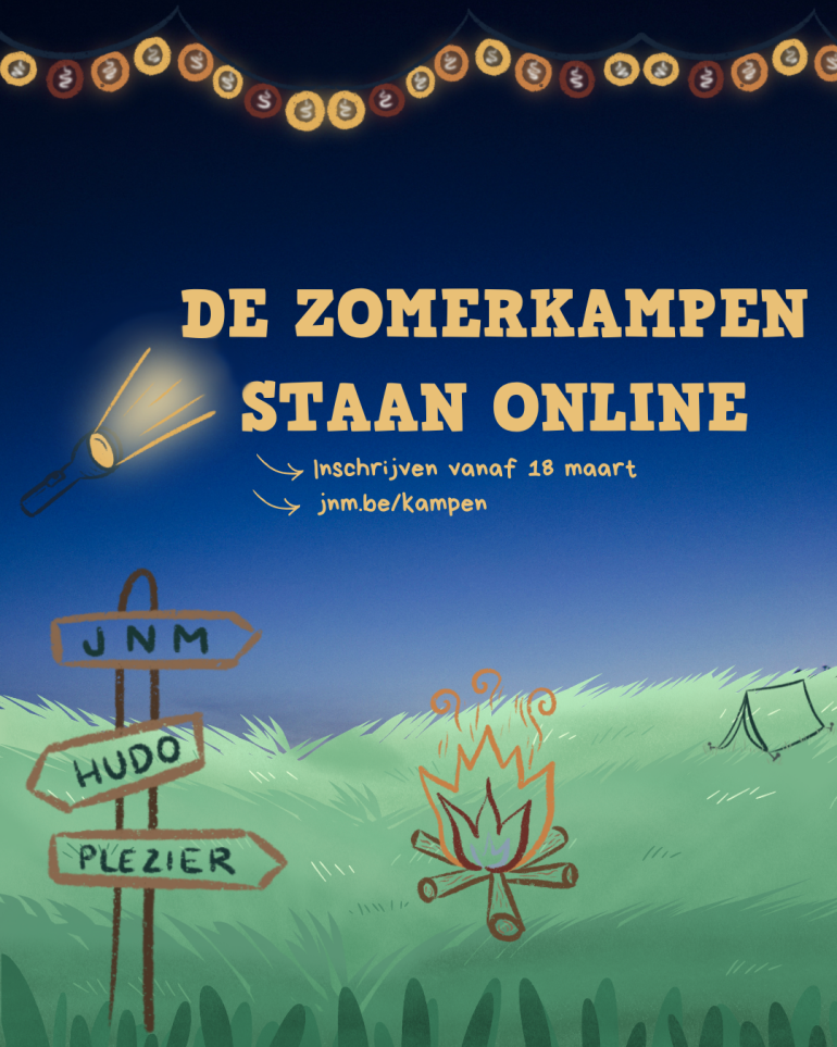zomerkampen staan online