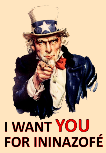 I want you for ininazofé